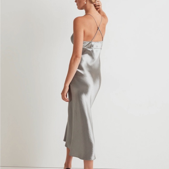 New! Madewell Layton Midi Slip Dress sz6 - Picture 6 of 9